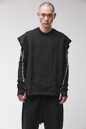 SWEATSHIRT M S 197 BLACK