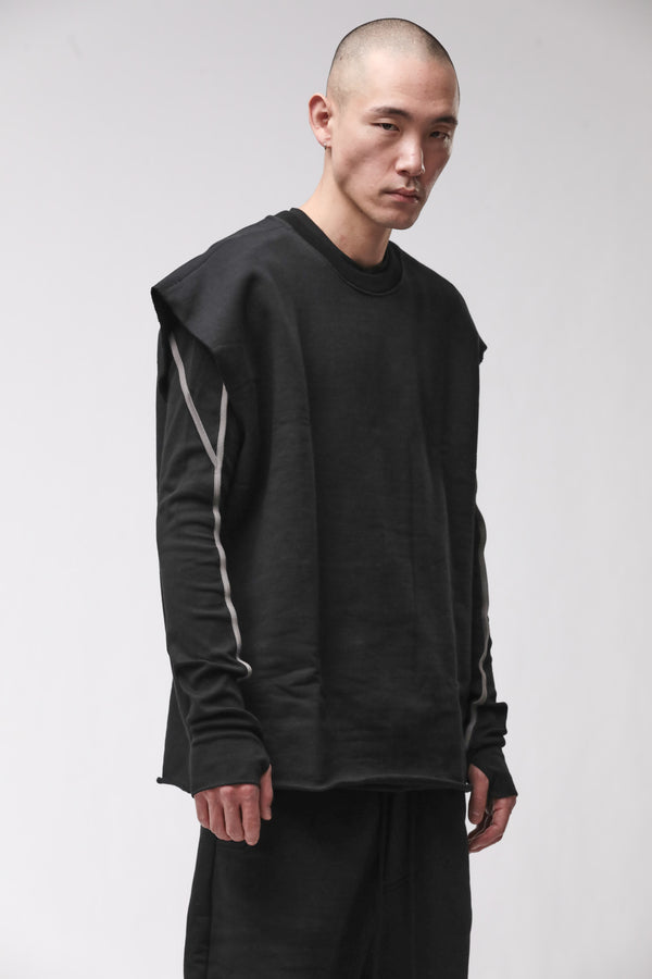 SWEATSHIRT M S 197 BLACK