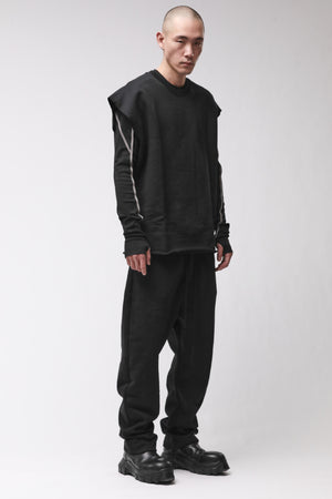 SWEATSHIRT M S 197 BLACK