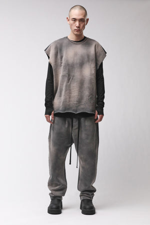 SWEATSHIRT M S 197 GREY STONE WASH SPRAY