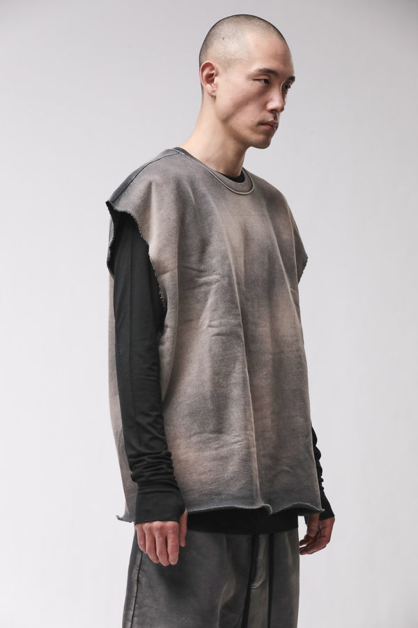 SWEATSHIRT M S 197 GREY STONE WASH SPRAY
