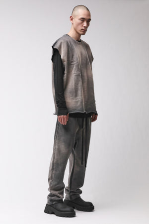 SWEATSHIRT M S 197 GREY STONE WASH SPRAY
