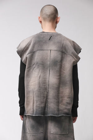 SWEATSHIRT M S 197 GREY STONE WASH SPRAY