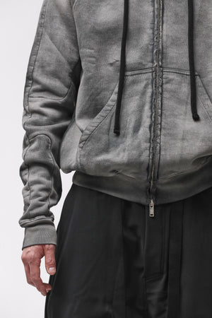 JACKET M SJ 711 GREY STONE WASH SPRAY
