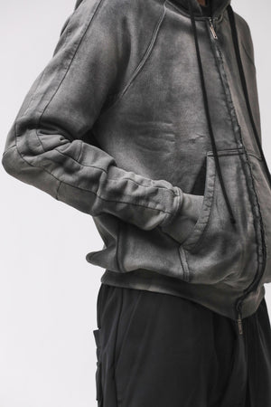 JACKET M SJ 711 GREY STONE WASH SPRAY