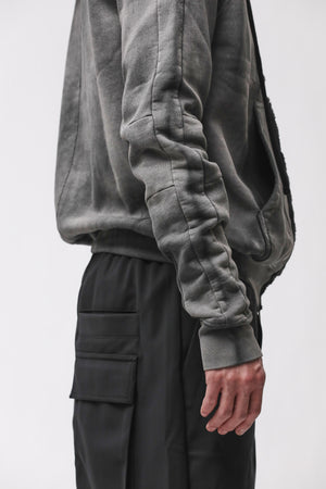 JACKET M SJ 711 GREY STONE WASH SPRAY