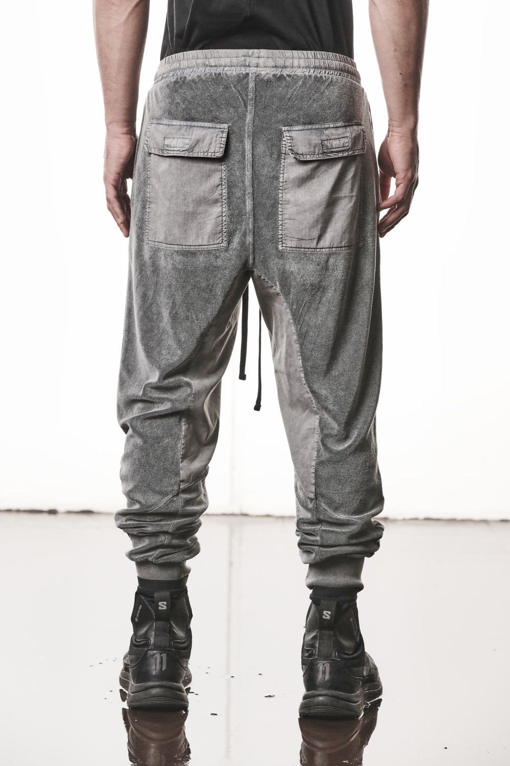 PANTS M ST 516 DARK USED GREY