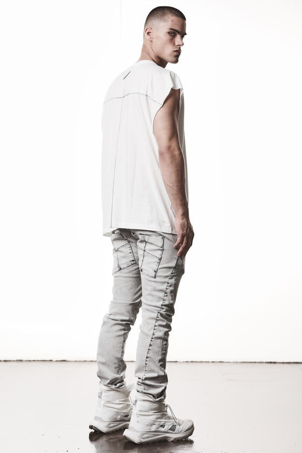 PANTS M T 102 LIGHT GREY