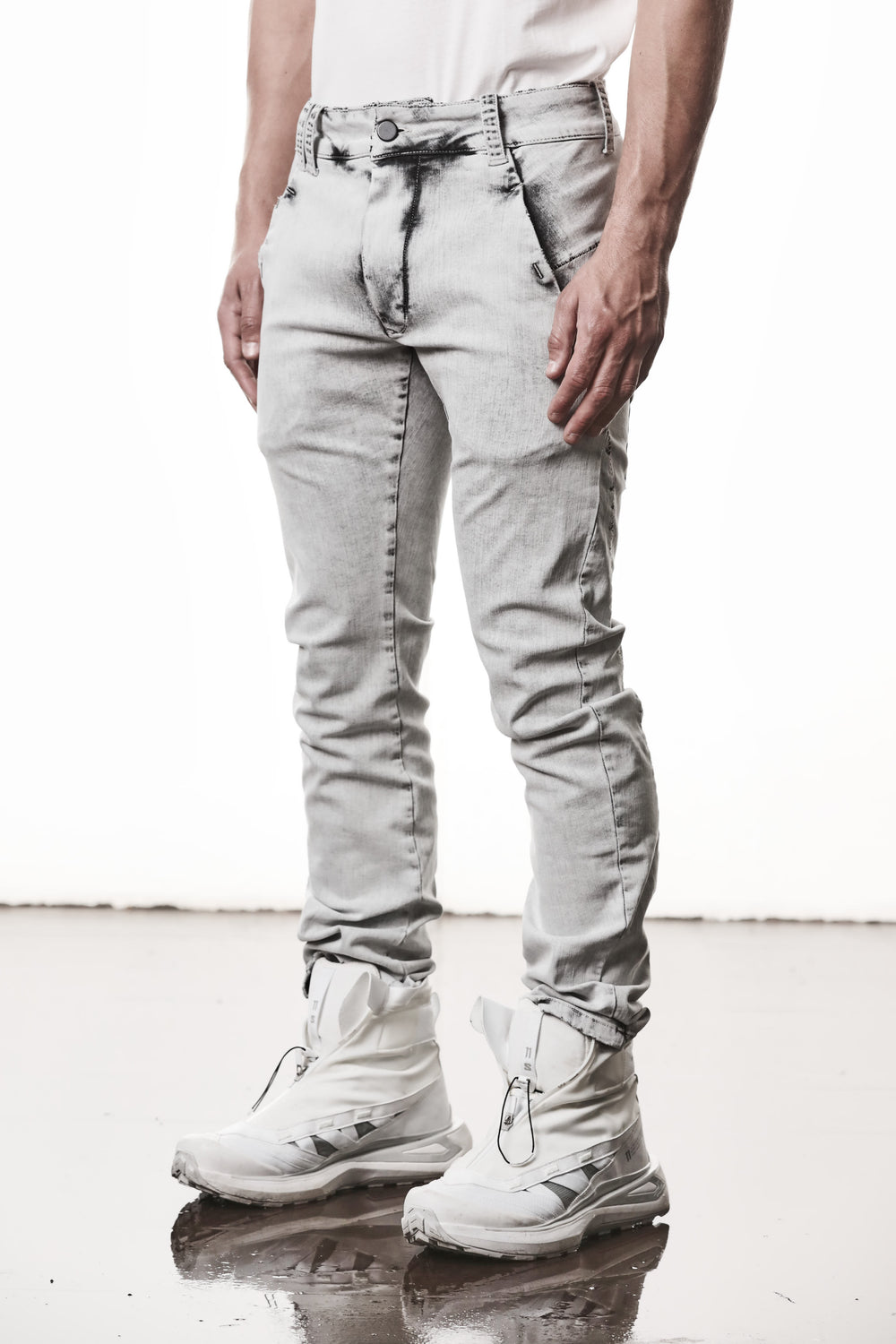PANTS M T 102 LIGHT GREY
