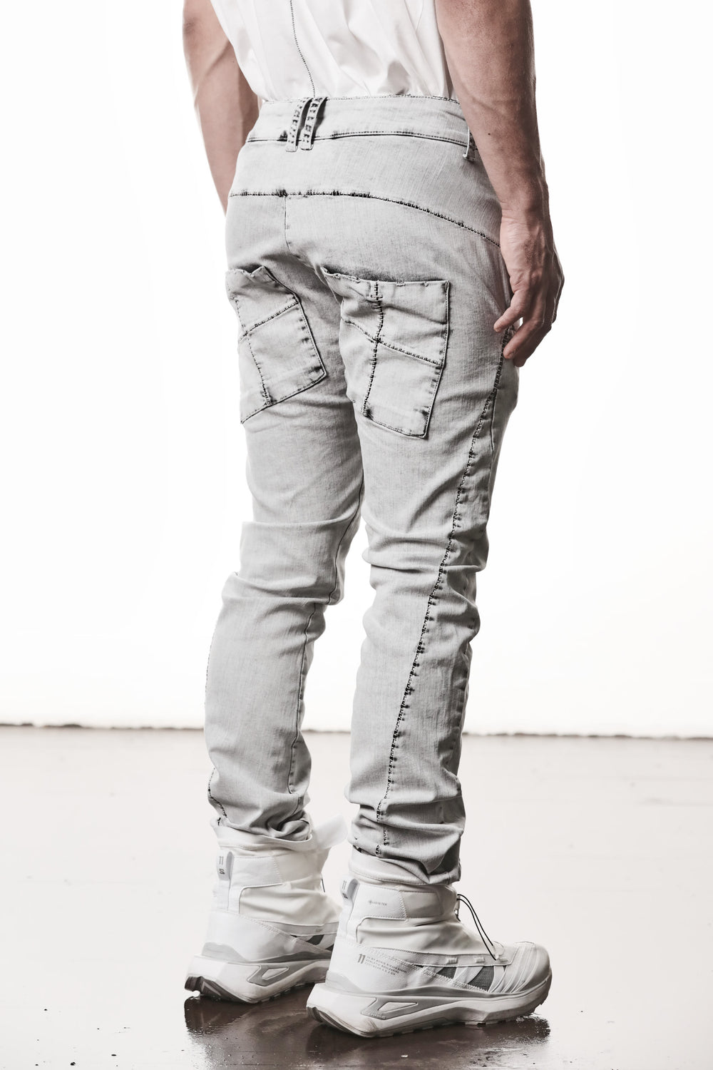 PANTS M T 102 LIGHT GREY