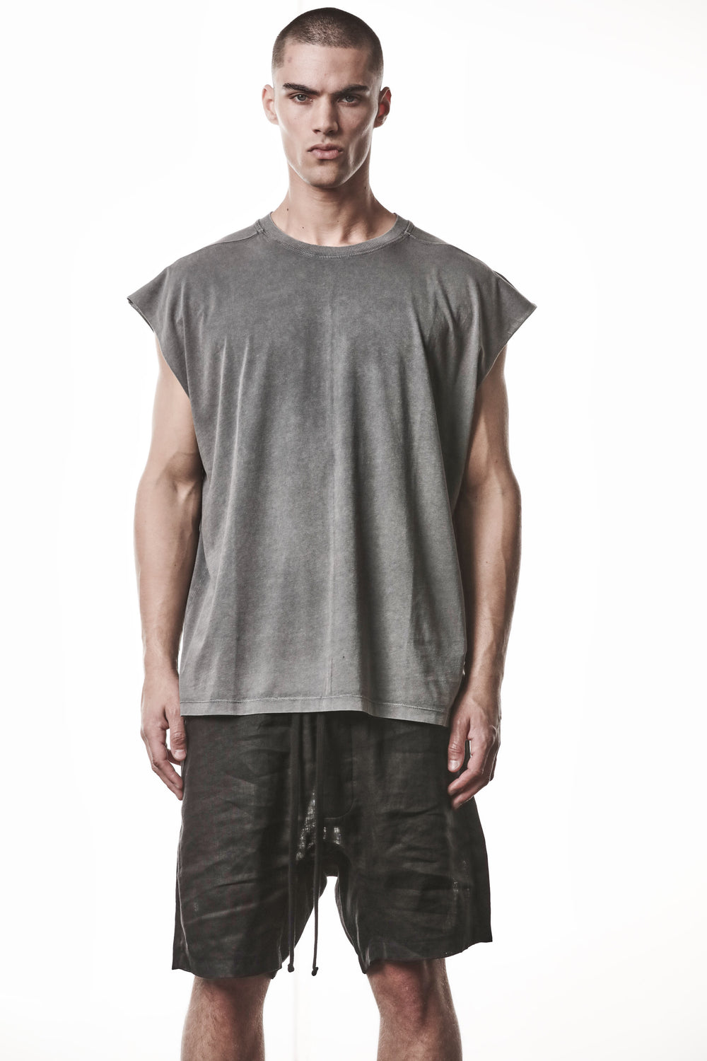 T-SHIRT M TS 925 DARK USED GREY