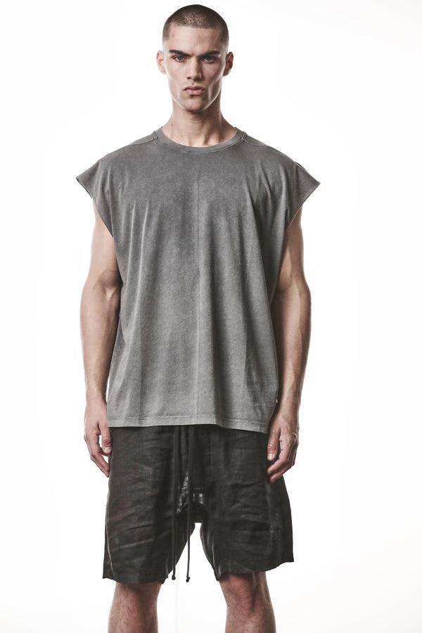 T-SHIRT M TS 925 DARK USED GREY