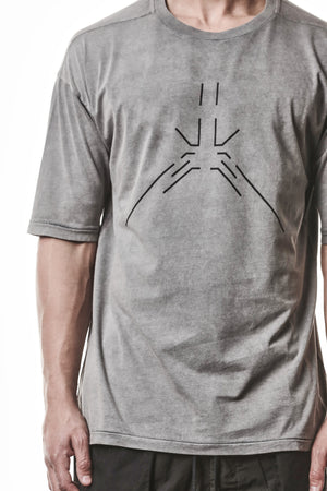 T-SHIRT M TS 933 DARK USED GREY