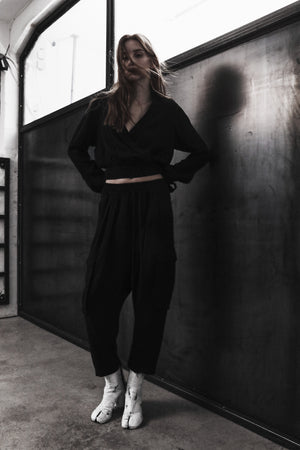 PANTS W P 27 BLACK