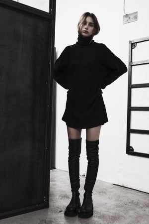 DRESS W D 72 BLACK