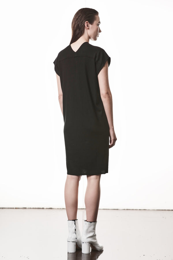DRESS W D 62 BLACK