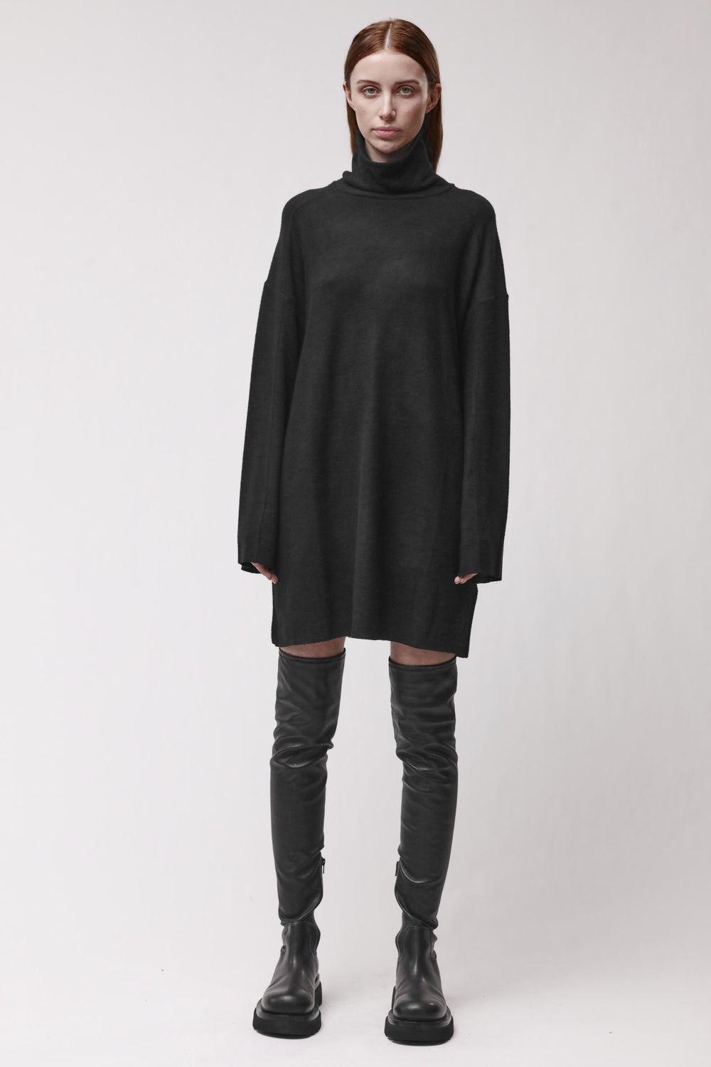 DRESS W D 72 BLACK