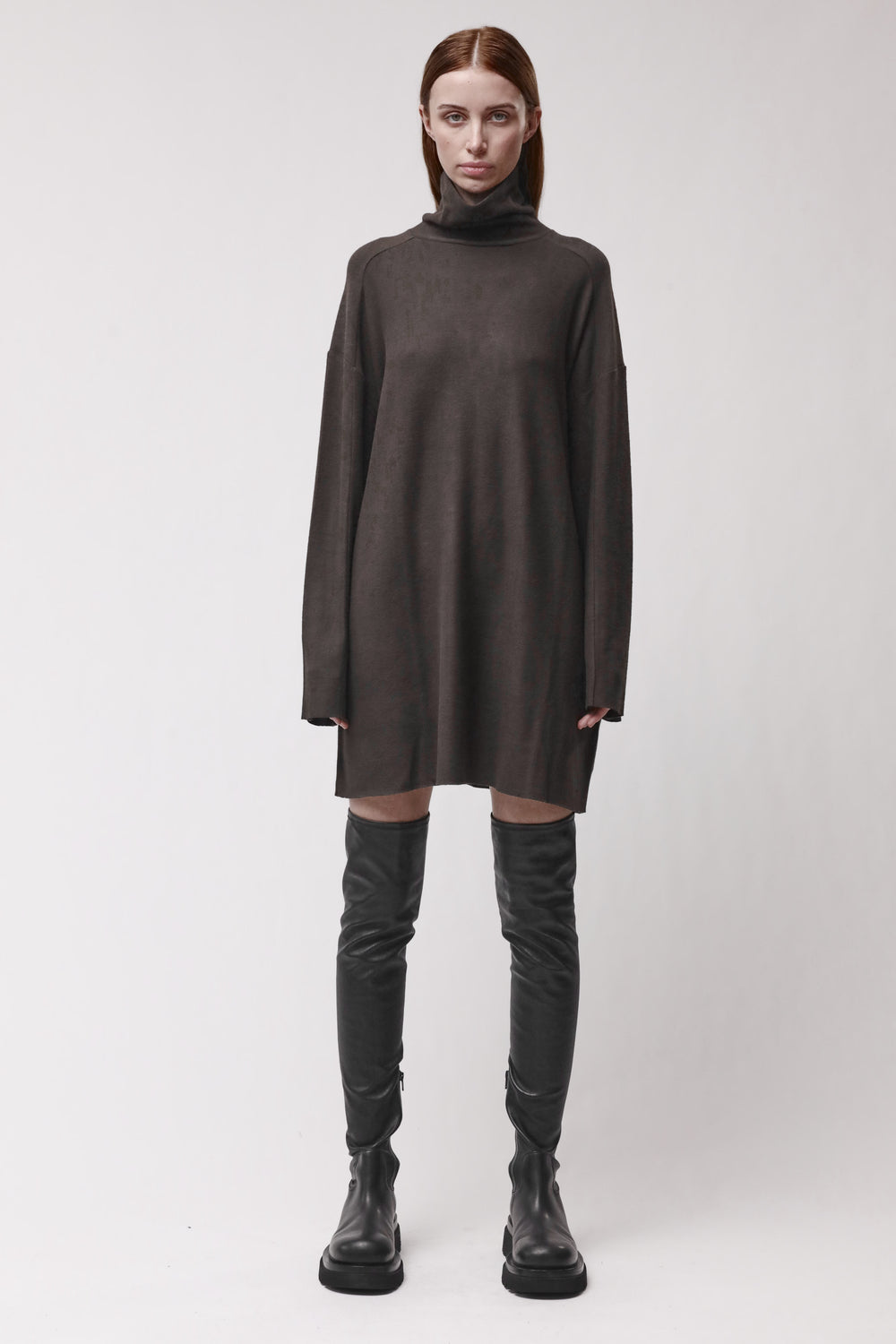 DRESS W D 72 COLD BROWN