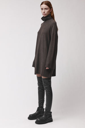 DRESS W D 72 COLD BROWN