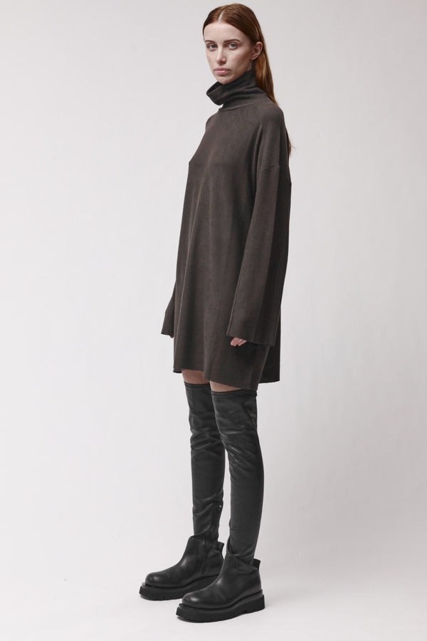 DRESS W D 72 COLD BROWN
