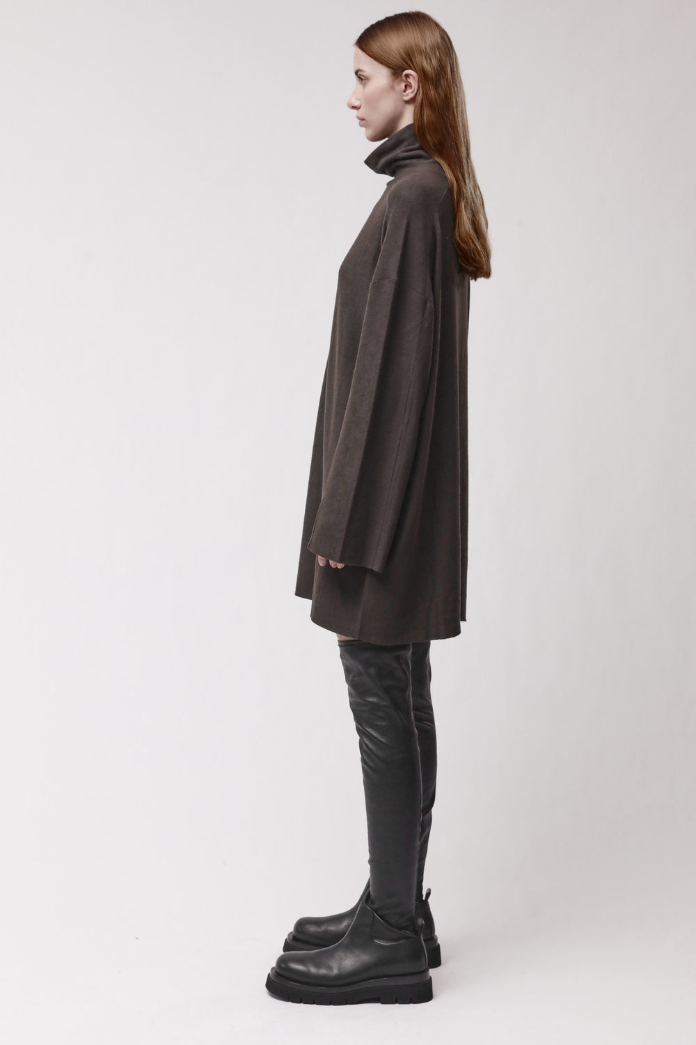 DRESS W D 72 COLD BROWN
