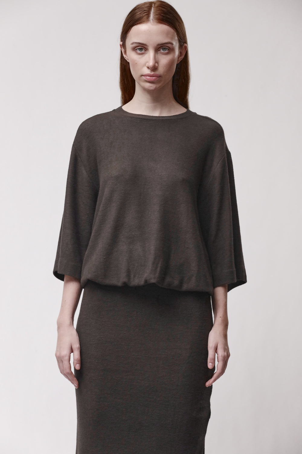 DRESS W D 73 COLD BROWN
