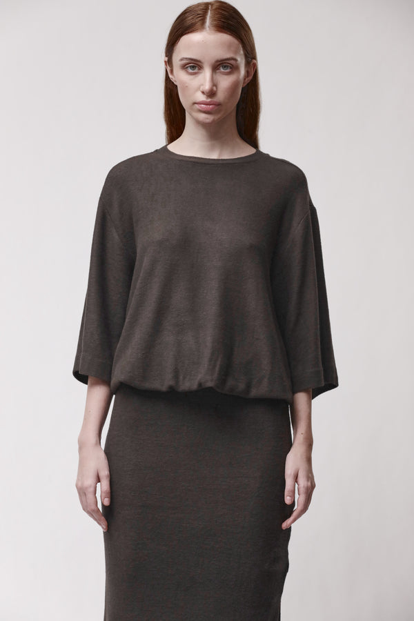 DRESS W D 73 COLD BROWN
