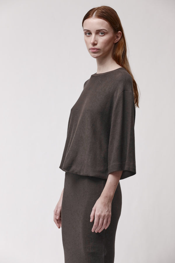DRESS W D 73 COLD BROWN