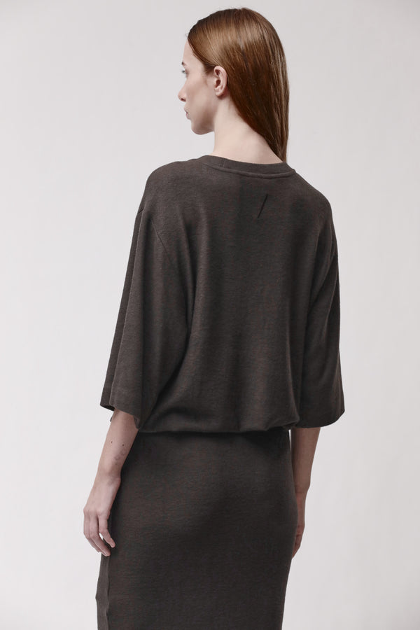 DRESS W D 73 COLD BROWN