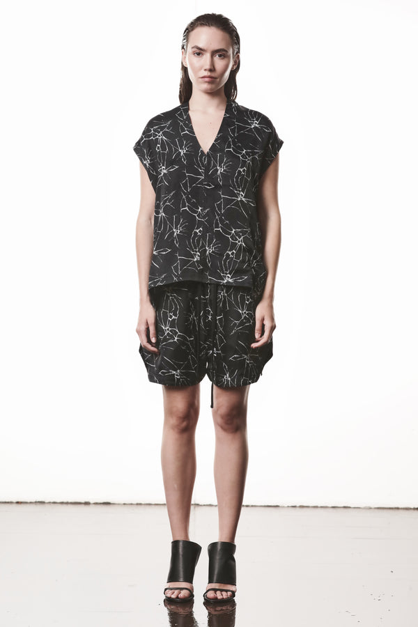 SHIRT W H 20 MARBLE PRINT