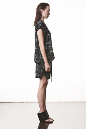 SHIRT W H 20 MARBLE PRINT