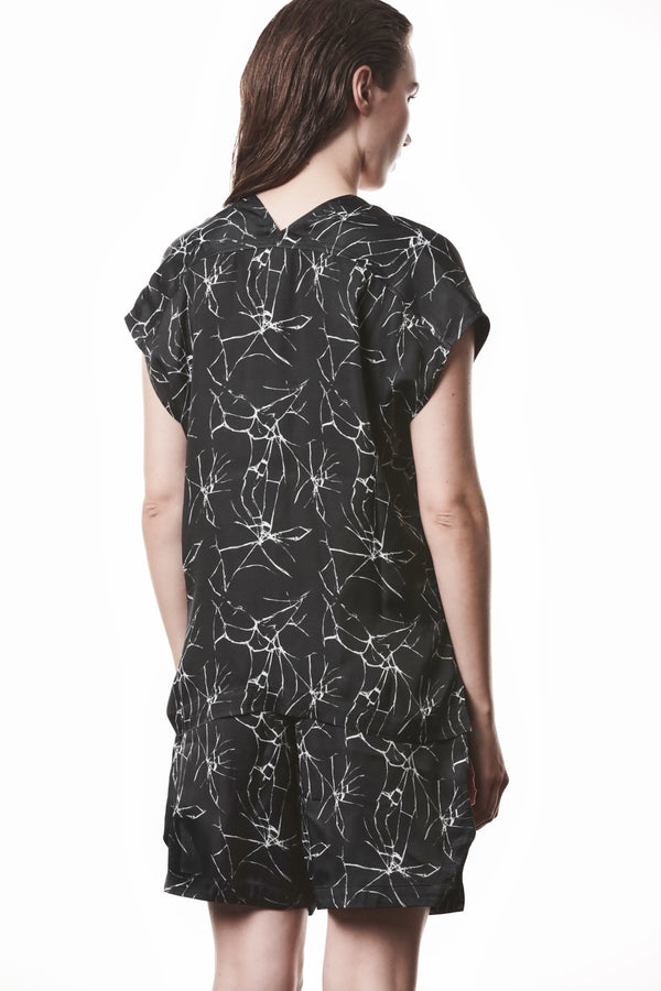 SHIRT W H 20 MARBLE PRINT