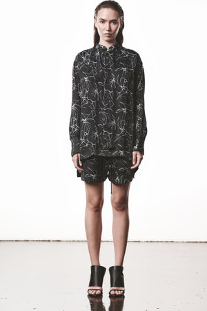 SHIRT W H 21 MARBLE PRINT