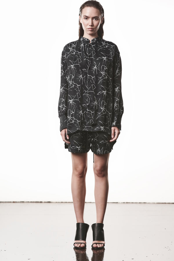 SHIRT W H 21 MARBLE PRINT