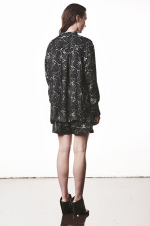 SHIRT W H 21 MARBLE PRINT