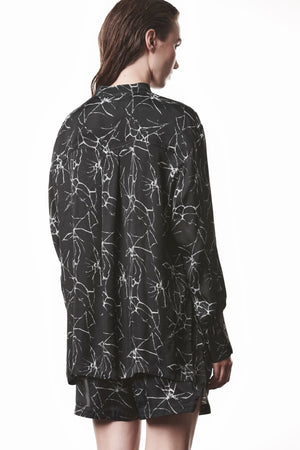 SHIRT W H 21 MARBLE PRINT