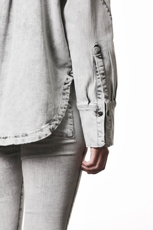 DENIMSHIRT W H 23 LIGHT GREY