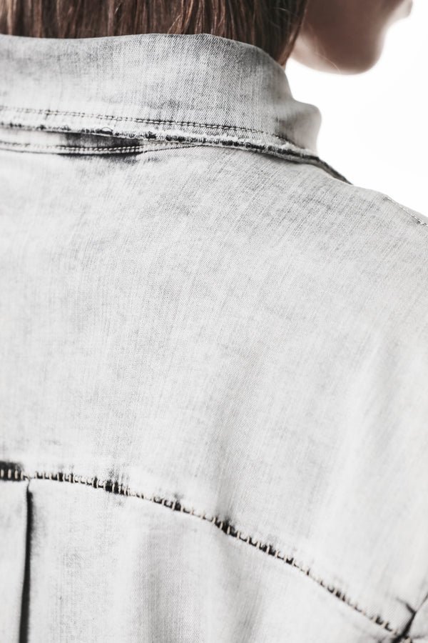 DENIMSHIRT W H 23 LIGHT GREY