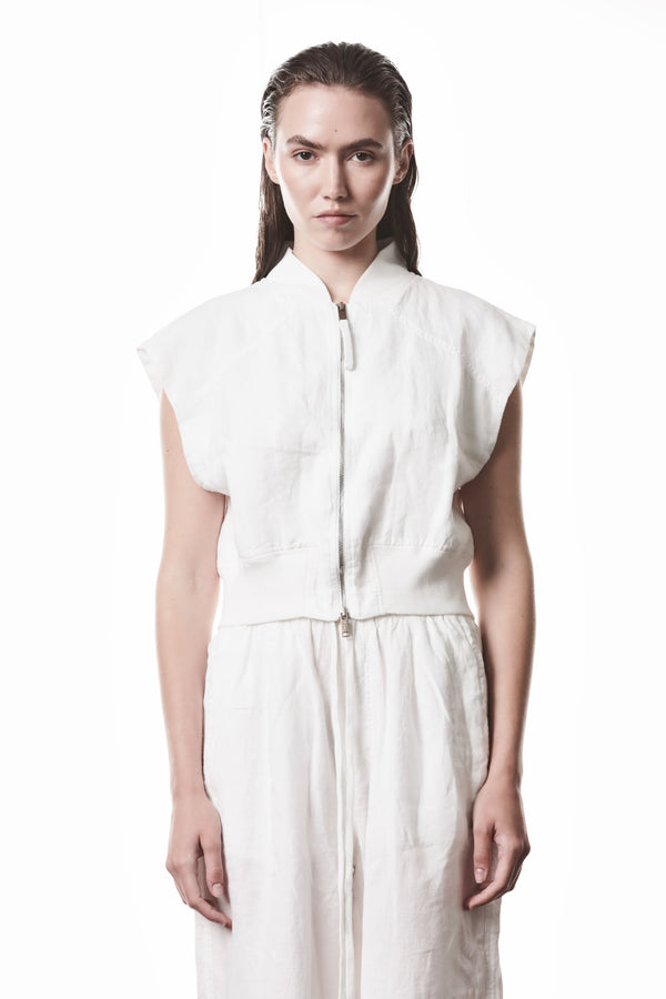 VEST W J 219 OFF WHITE