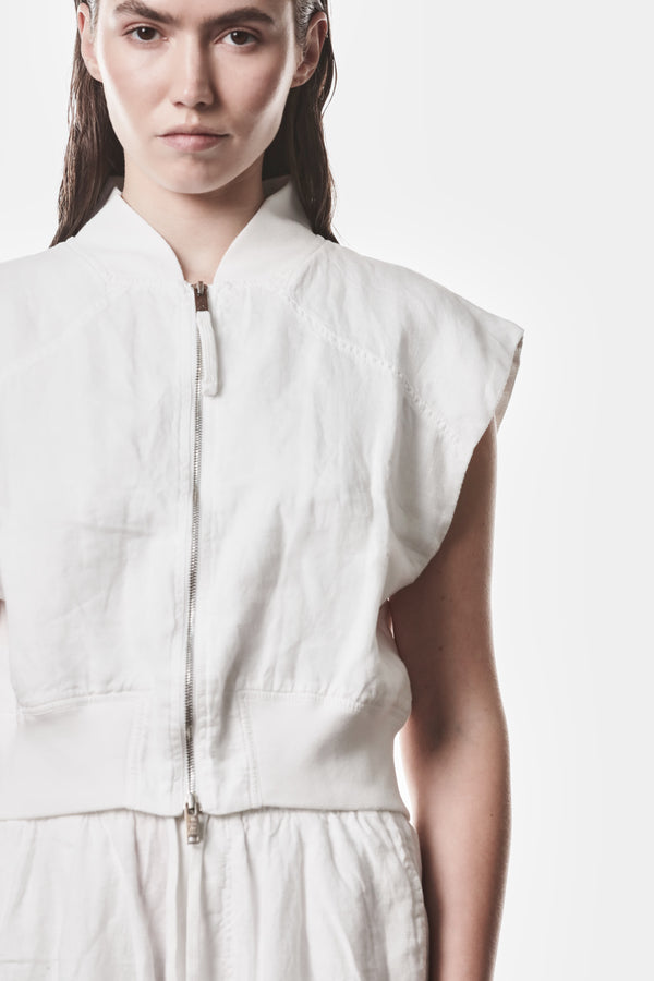 VEST W J 219 OFF WHITE