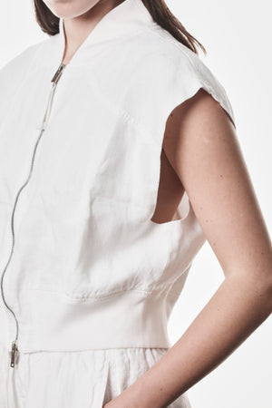 VEST W J 219 OFF WHITE