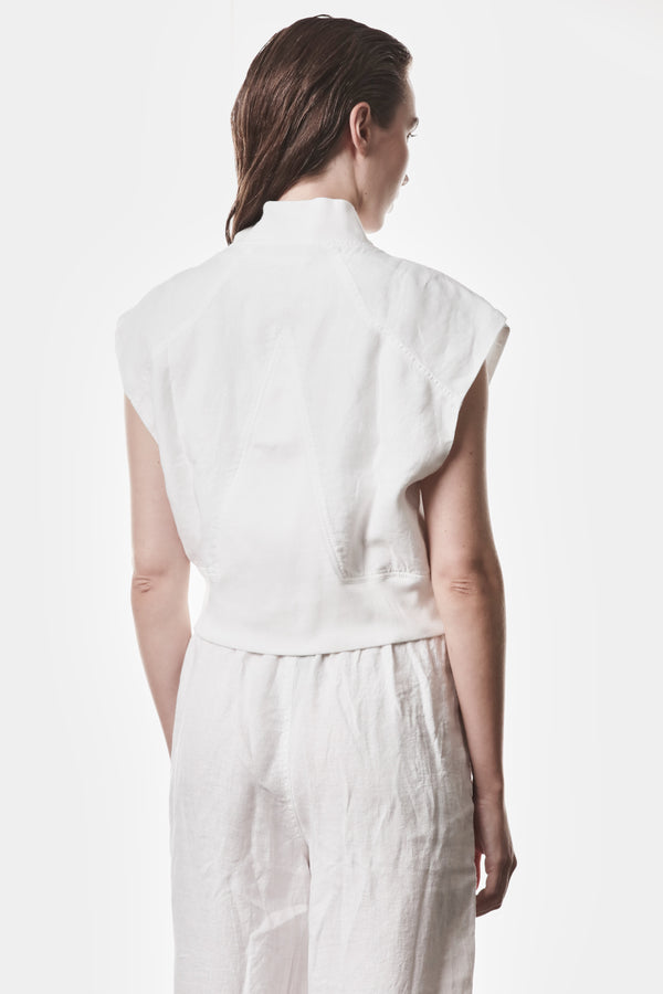 VEST W J 219 OFF WHITE