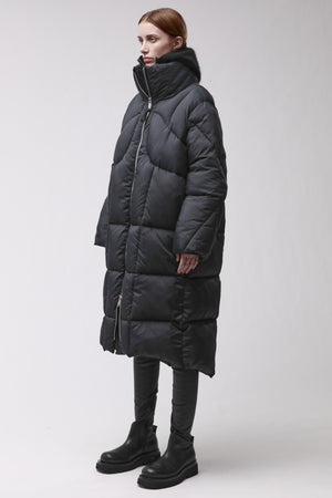 COAT W J 227 BLACK