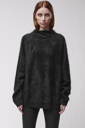 KNIT W K 156 BLACK