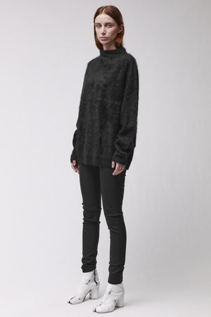 KNIT W K 156 BLACK