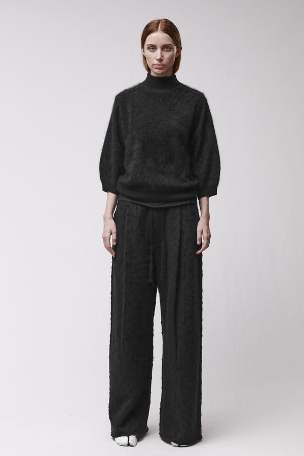 KNIT W K 158 BLACK