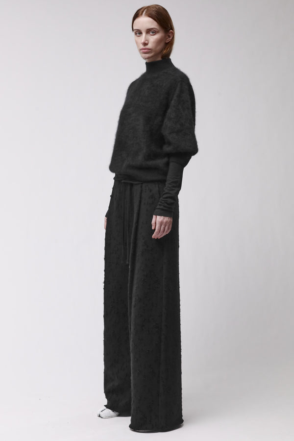 KNIT W K 158 BLACK