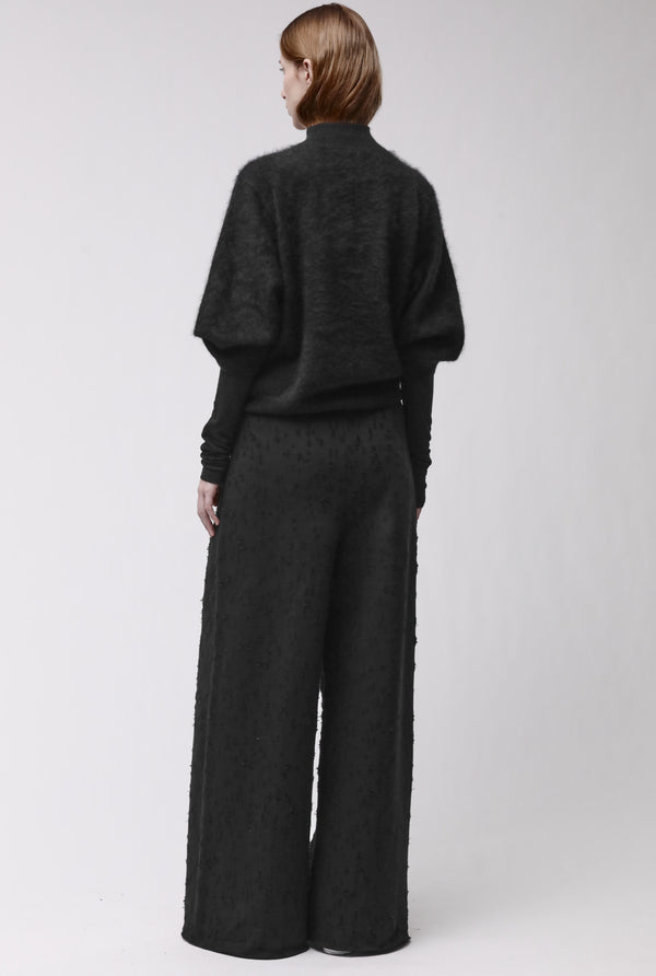 KNIT W K 158 BLACK
