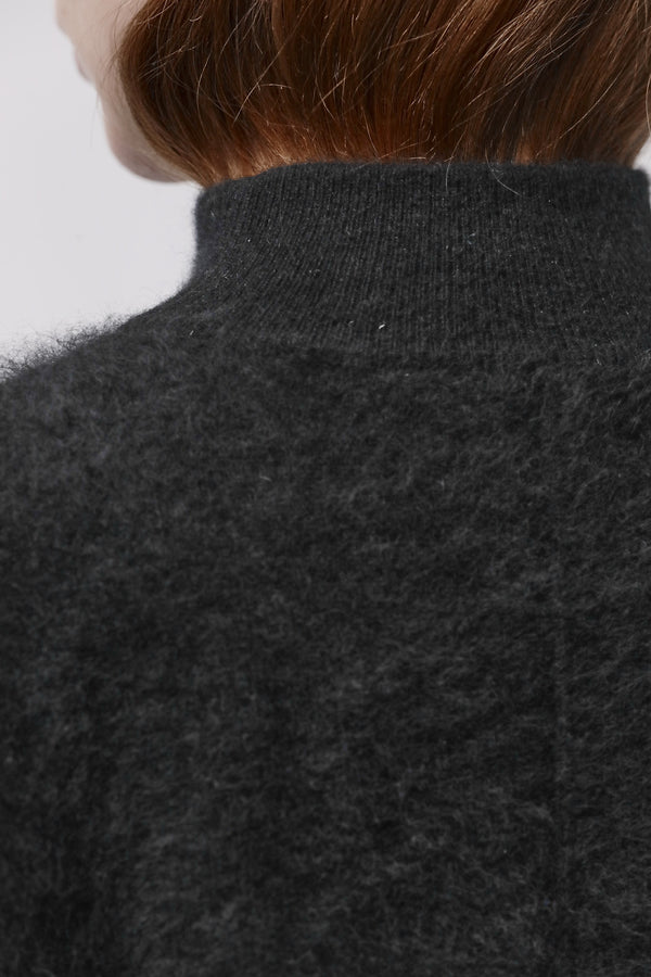 KNIT W K 158 BLACK
