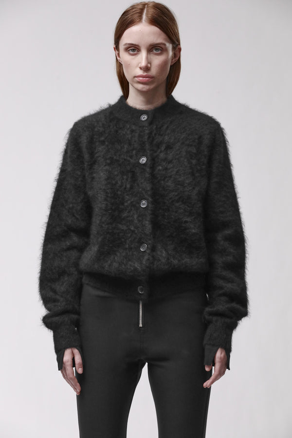 KNITJACKET W KJ 175 BLACK